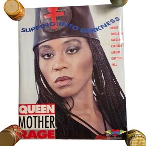 Queen Mother Rage Slipping Into Darkness Vintage 1990 Promo Poster 24x30 Cardiac